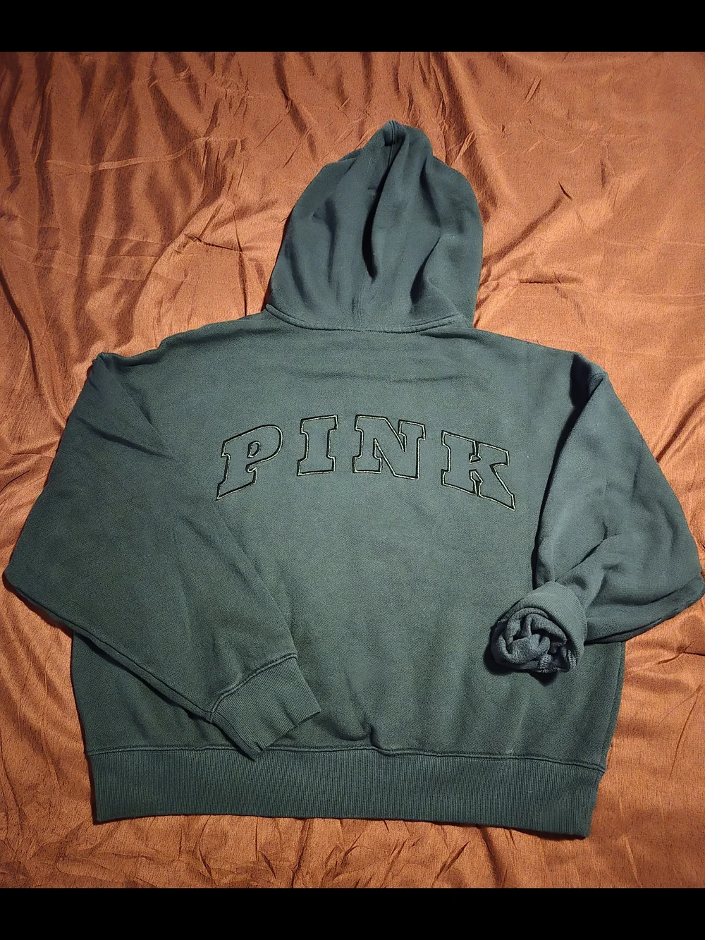 Pink Womens Forest Green Hoodie, Joggers & Legging Set
